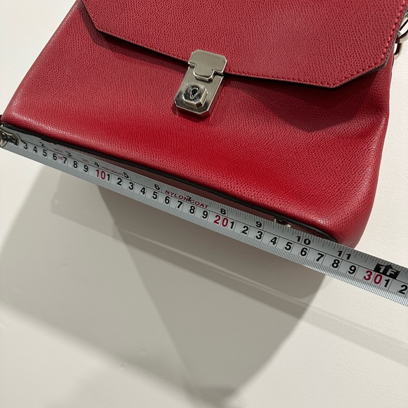 Camelia Roma red leather bag - Picture 5 of 12